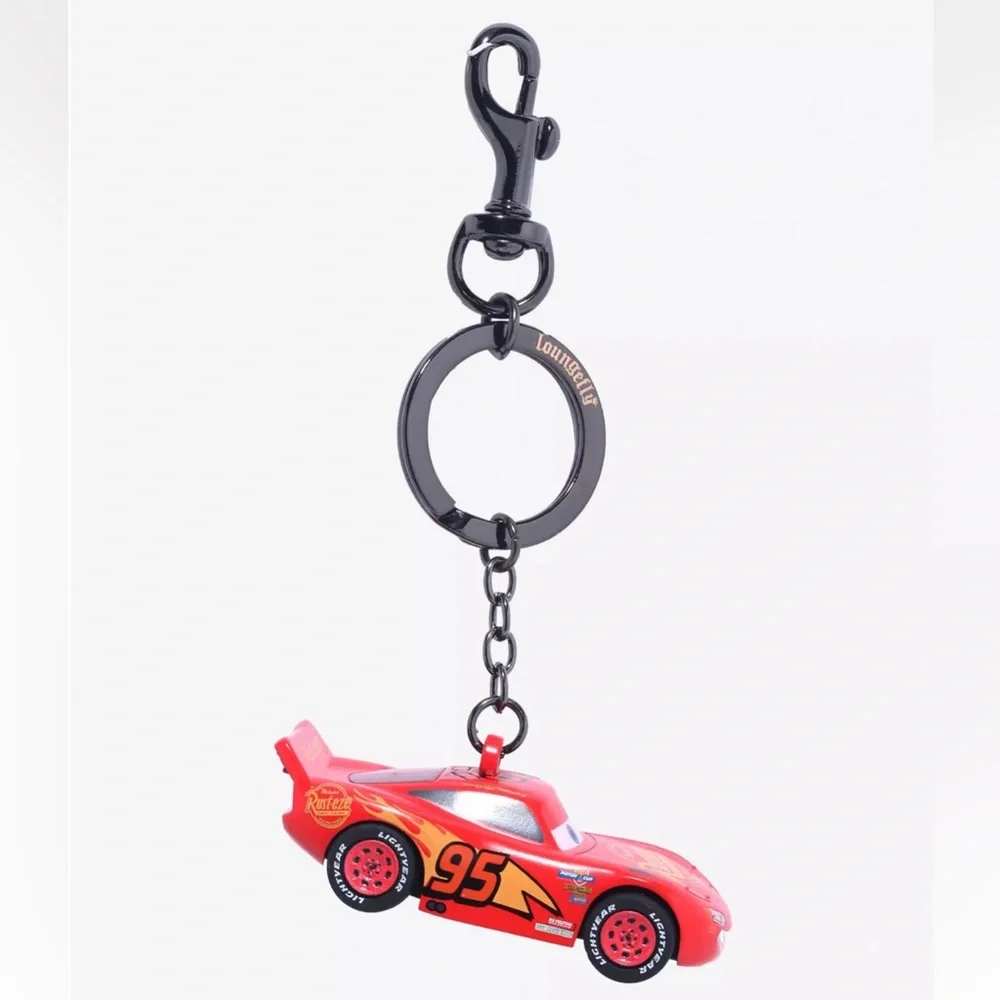 Loungefly Disney Pixar Cars Lightning McQueen Figural Keychain - Exclusive